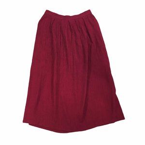 Vintage Jessica Howard Plaid Elastic Waist Skirt